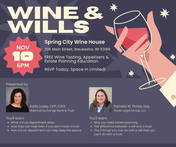 Wine & Wills Nov 10 2021