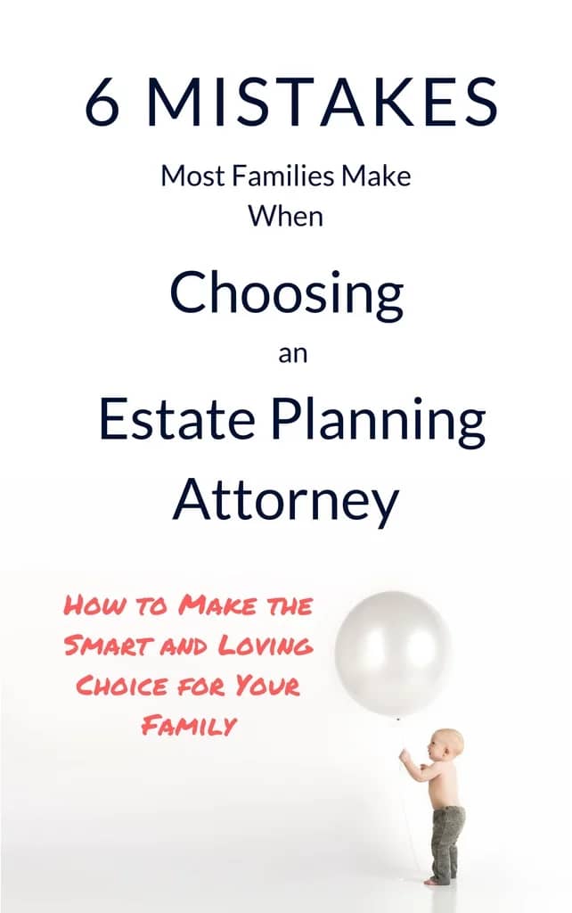 Estate Planning - 6 Mistakes - Baby Balloon